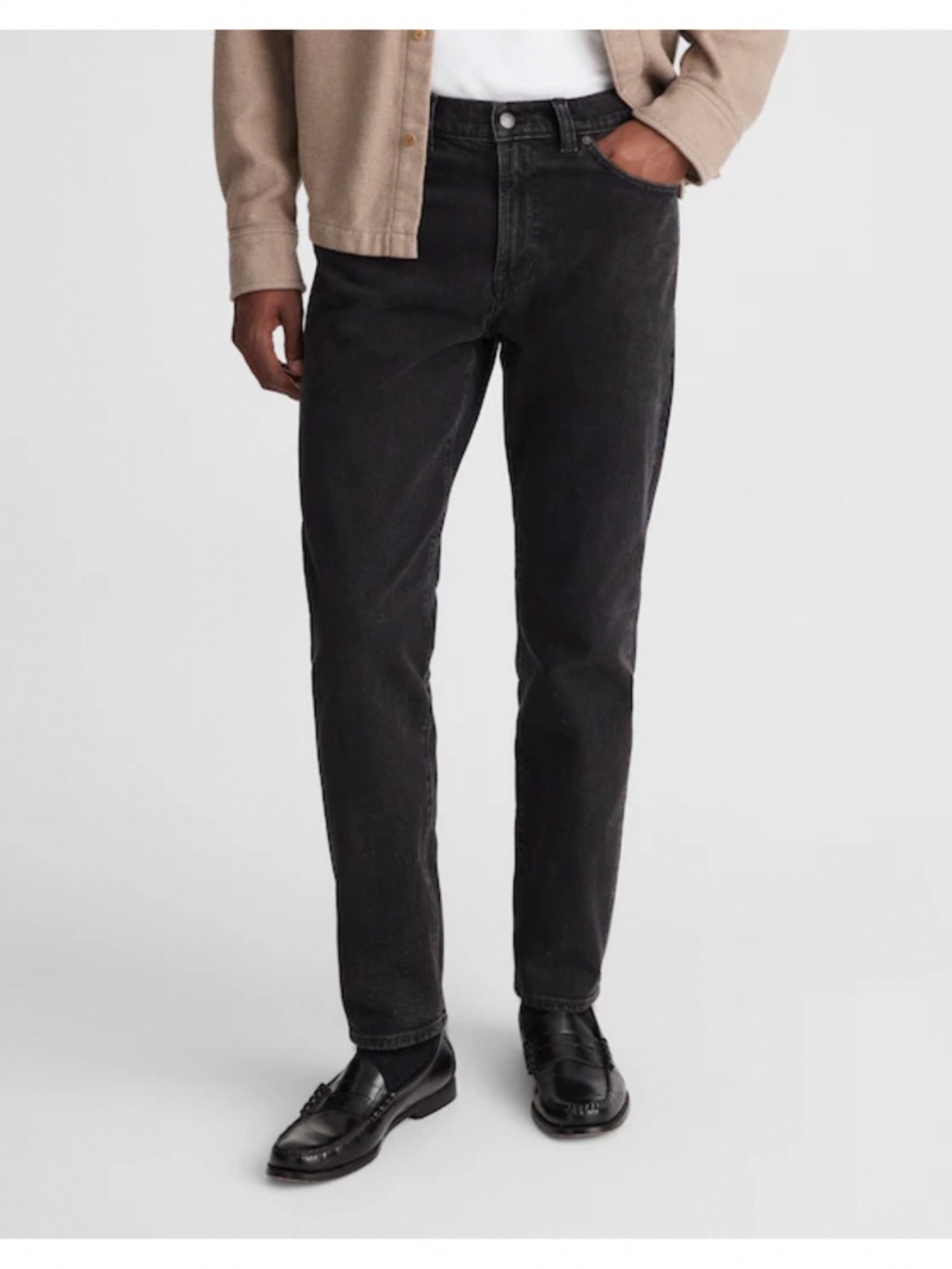 Men’s Madewell Relaxed Taper Black Jeans 32x32